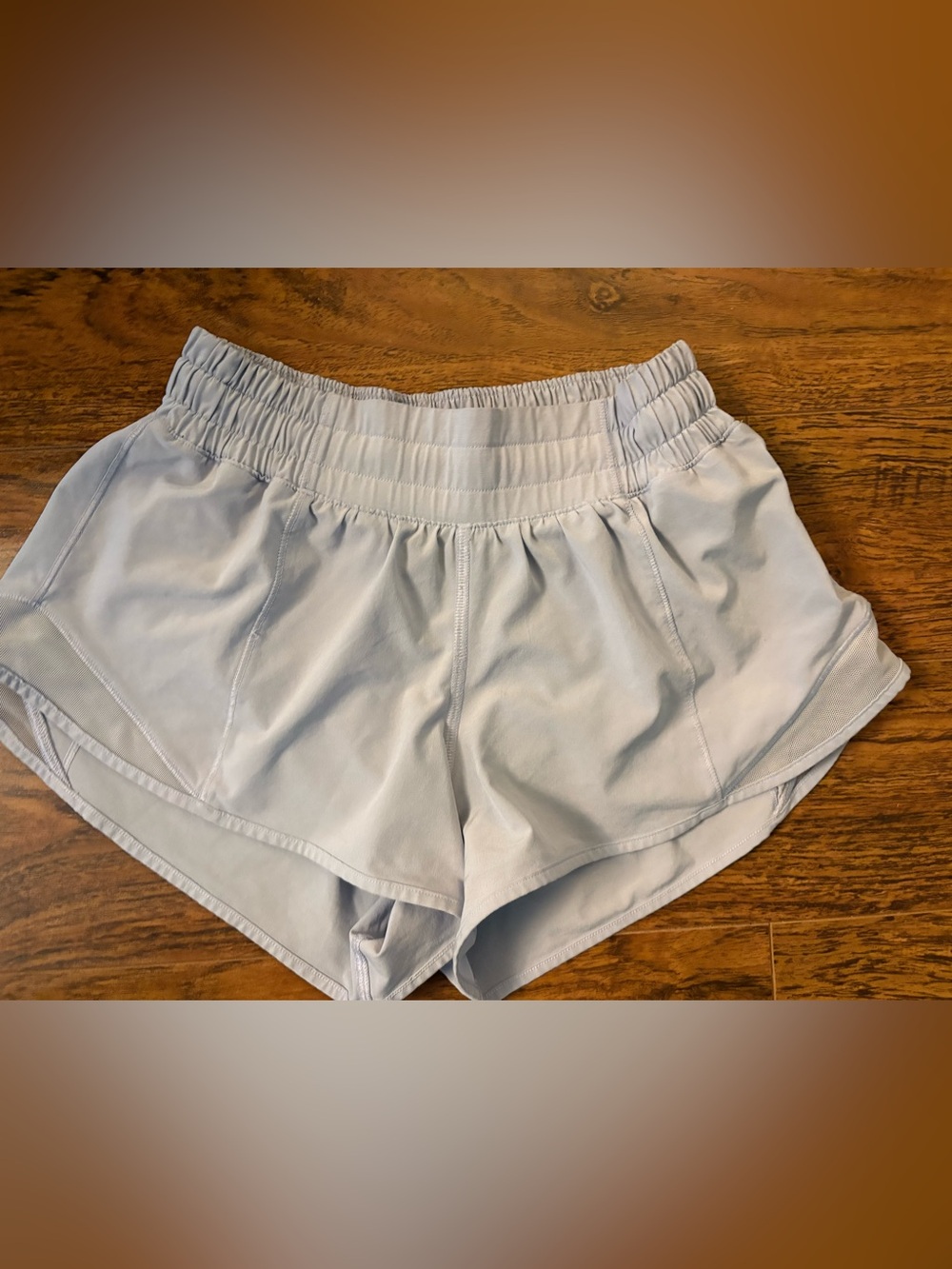 lululemon athletica Light Blue Women's Elastic-Waist Athletic Shorts